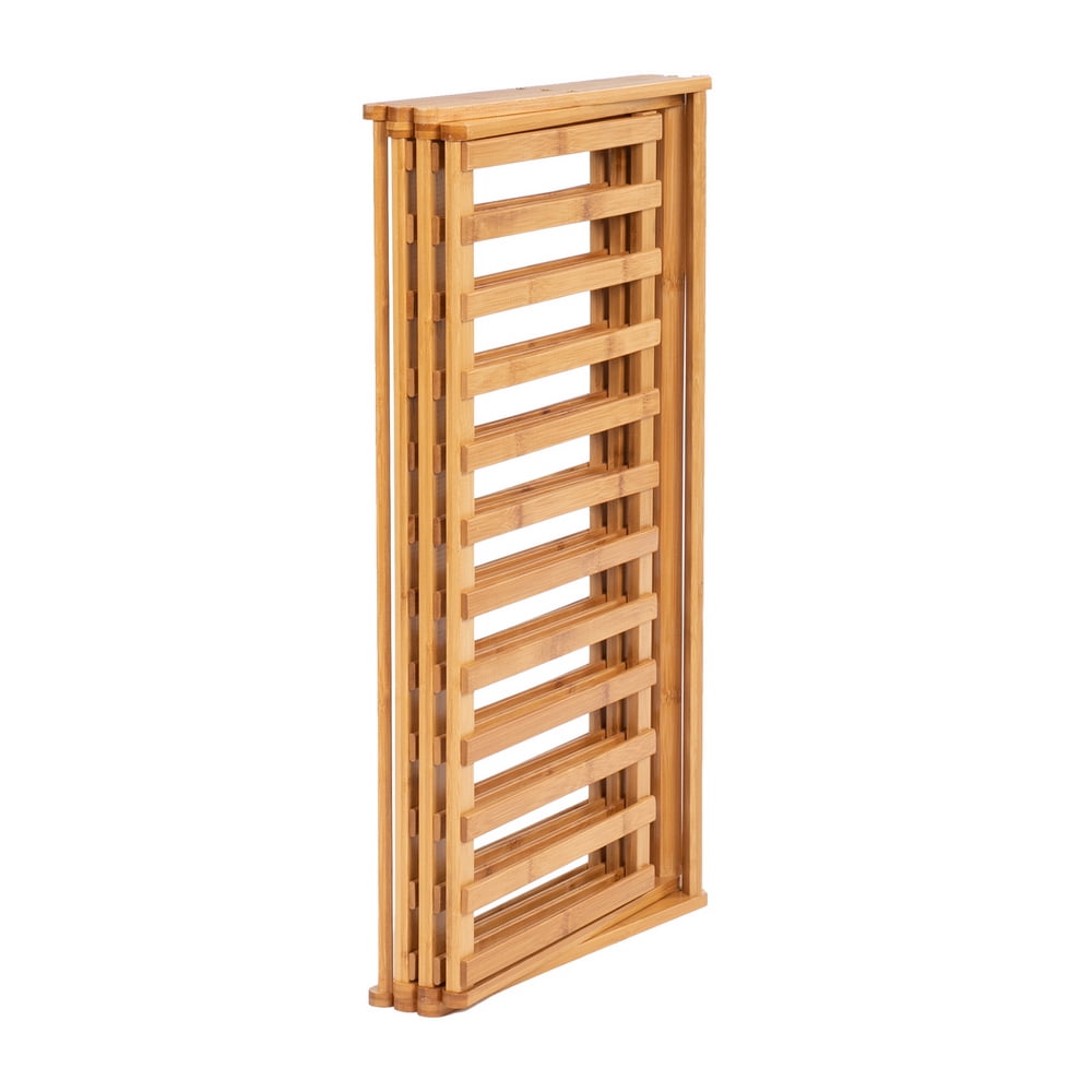 Kepooman 4-layer Foldable Flower Shelf/Plant Shelf/Wood Shelf, Multi-purpose Storage Shelf/Book Shelf, Garden Yard Terrace Balcony Bedroom, Natural Kepooman 4-layer Foldable Flower Shelf/Plant Shelf/Wood Shelf, Multi-purpose Storage Shelf/Book Shelf, Garden Yard Terrace Balcony Bedroom, Natural