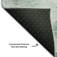 thumbnail image 3 of Addison Rugs Mayfield Washable Transitional Modern Teal Rectangle Rug, 8' x 10', 3 of 6