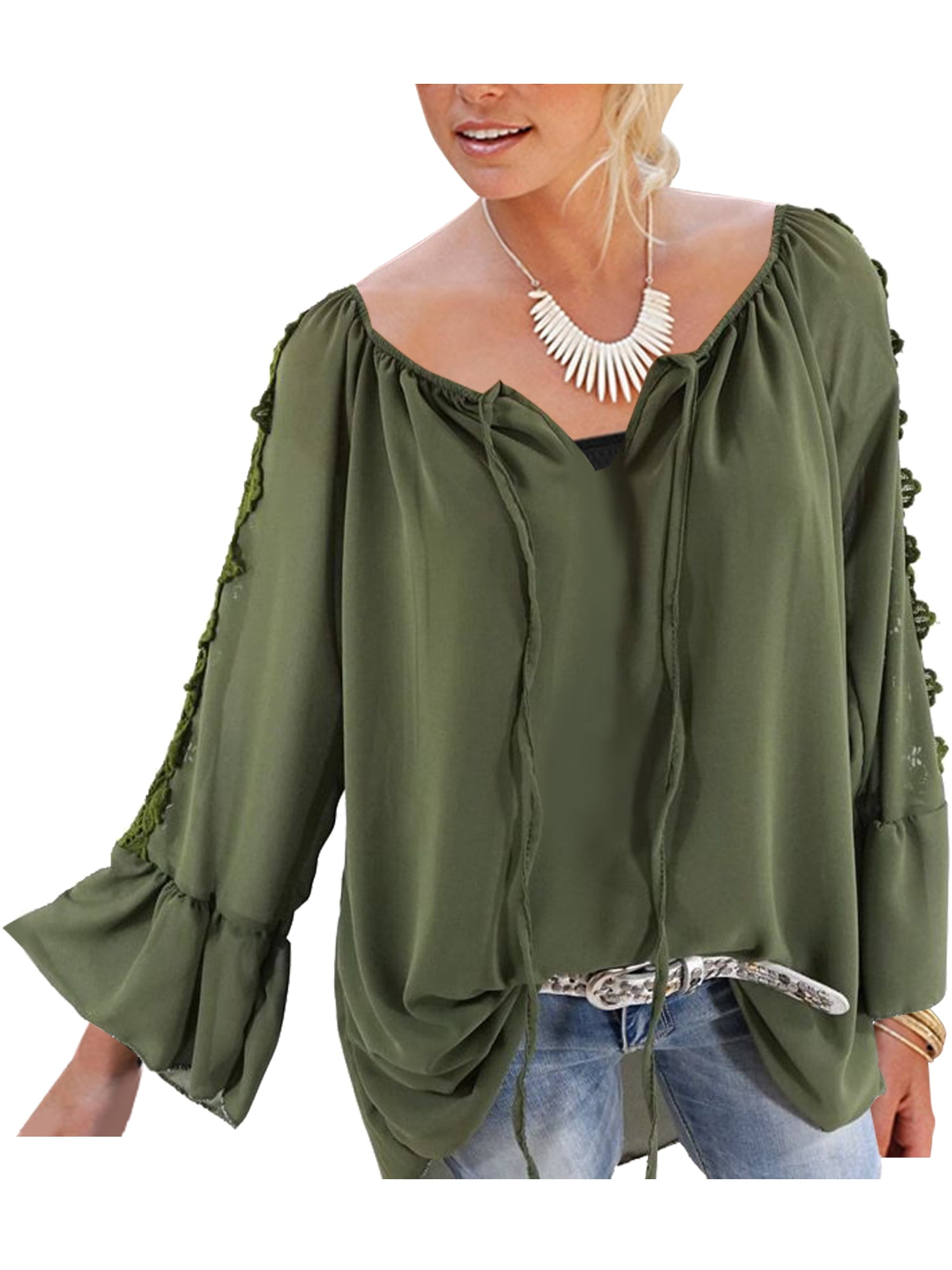 baggy sleeve blouse