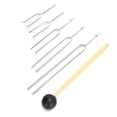 thumbnail image 3 of Juego de herramientas de terapia de sanación sonora con diapasón de aleación de aluminio de 128 Hz, 256 Hz, 512 Hz, 1024 Hz y 2048 Hz, 3 of 15