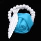 thumbnail image 4 of Pulseras de flores hechas a mano con perlas para novias y bodas. Azur, 4 of 9