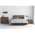 thumbnail image 1 of Solari 4 Piece Bedroom Set, Walnut and Black, 1 of 5