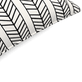 thumbnail image 6 of 18x18 Inch 2 Pack Outdoor Throw Pillows,Waterproof & Fade-Resistant Patio Cushions for Bed,Couch,Sofa and Patio Furniture-Soft & Comfortable Decorative Pillow Covers,Black+White Print, 6 of 8