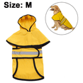 thumbnail image 2 of Chubasquero reflectante ajustable para mascotas, poncho con capucha para perros pequeños a extragrandes y cachorros, 2 of 5