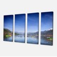 thumbnail image 2 of Bateaux dans le Lac Pokhara - Art Mural Moderne sur Toile, 2 of 3