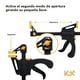 thumbnail image 3 of Prensa Sargento Doble Uso Kingsman 36in Ajuste Rapido Negro, 3 of 7