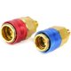 thumbnail image 1 of Acopladores rápidos de refrigerante, Auto Car R134a Conector de acoplador rápido Adaptadores de latón Colector de CA Lado bajo y alto ShuxiuWang 8390613674128, 1 of 1