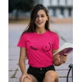 thumbnail image 2 of Breast Cancer Support Mastectomy Scar Survivor Women's T-shirt, 3XL, Cyber Pink, 2 of 5