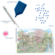 Diamond Dotz Spring Sparkle Diamond Painting Kits for Adults - Diamond Art Kits a Relaxing Creative Craft Kit with Dotz Gems 35.4x24