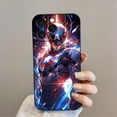 thumbnail image 3 of Marvel America capitán Cool para Apple iPhone 16 15 14 13 12 11 XS XR X Pro Max Plus Mini Funda negra para teléfono, 3 of 5