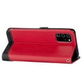 thumbnail image 6 of Allytech Flip Cover for Samsung Galaxy Note 20, PU Leather Folding Stand Shockproof Credit Cards Slots Drop Protection Wrist Strap Magnetic Closure Wallet Case for Galaxy Note 20, Red, 6 of 6