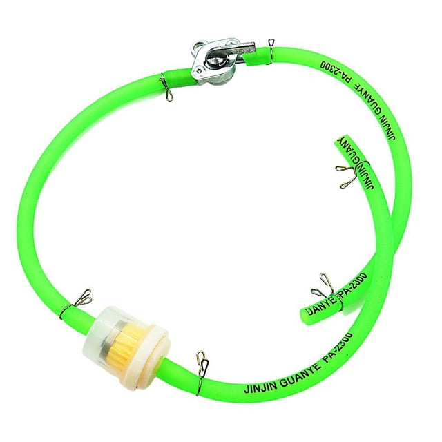 Gasoline Oil Cup with Oil Pipe Fuel Tank Petcock Valve Switch Inner Filter