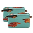 thumbnail image 2 of Cartoon Dachshund Dogs Square Storage Bins with Handles Collapsible Containing Box 1 Pack, 2 of 9