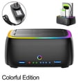thumbnail image 1 of Dual Bay Hard Drive Station With USB3.0 5Gbps For 2.5 3.5 HDD SSD Enclosure Clone Card TF SD Offline Adapter Suitable For Data Storage And Transfer In Home Office Environments, 1 of 8