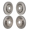 thumbnail image 1 of CMX Front Rear Disc Brake Rotors Kit for Car Toyota Sienna RAV4 Prime bZ4X Subaru Solterra Lexus NX450h+ Crown RZ450e K8-102567, 1 of 8