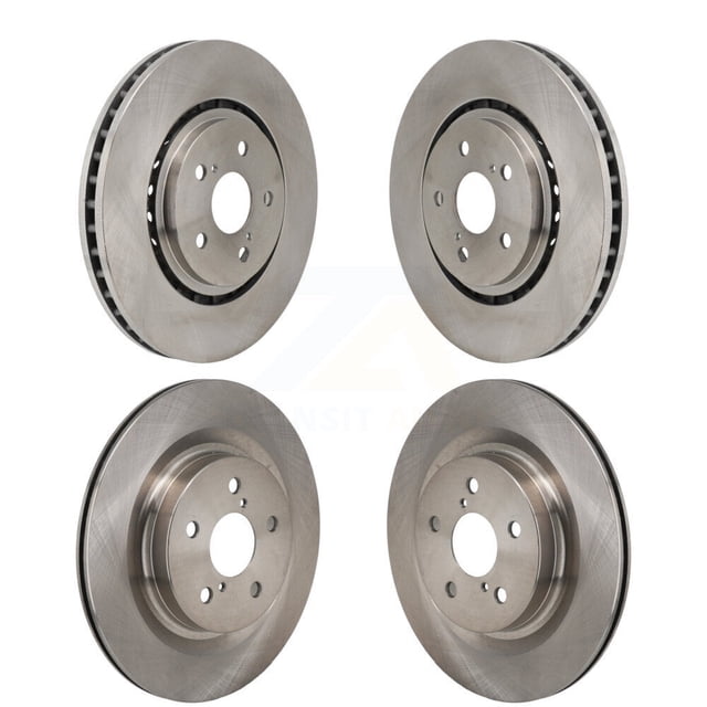 CMX Front Rear Disc Brake Rotors Kit for Car Toyota Sienna RAV4 Prime bZ4X Subaru Solterra Lexus NX450h+ Crown RZ450e K8-102567