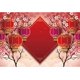 thumbnail image 3 of Telones de fondo para decoración de bodas, estilo chino, fotografía de bodas, telón de fondo rojo para escenario, accesorios para fotos de fiestas de bodas de niñas, 3 of 5