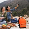thumbnail image 6 of Yvsxxv Outdoor Emergency Backpack, Large Capacity Waterproof Rucksack, Orange, 6 of 7