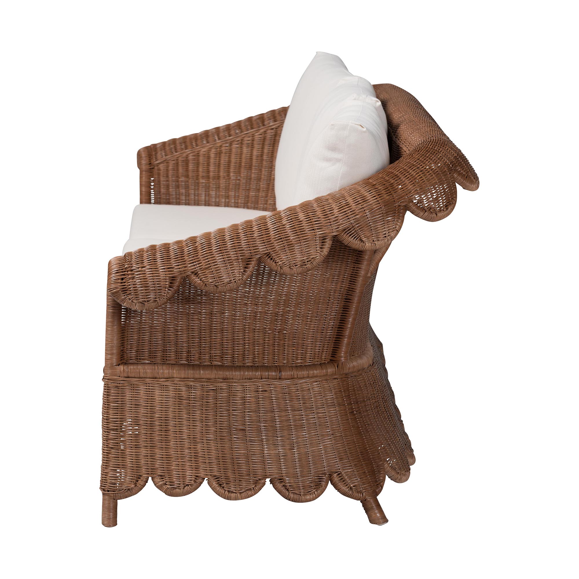bali & pari Detta Boho Sofa, Peanut Brown
