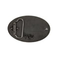 thumbnail image 2 of CTM® Blank Oval Belt Buckle, 2 of 2
