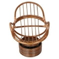 thumbnail image 4 of International Caravan Rattan Swivel Rocker with Micro Suede Cushion, 4 of 5