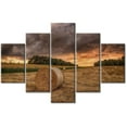 thumbnail image 1 of TISHIRON 5PCS Framed Farm Theme Canvas Wall Art Set,60"x40" Autumn Farm Grasslands and Meadows Wall Canvas Art Decor, 1 of 7