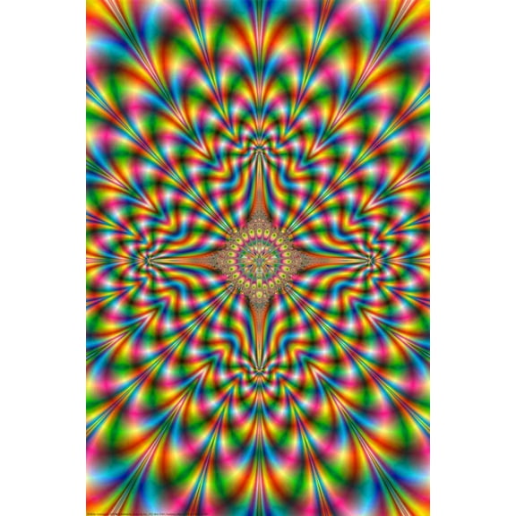 Psychodelic Pulse Poster  24x36 Sold by Art.Com
