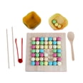 thumbnail image 4 of Jeu de Perles en Bois Perles Arc-en-Ciel en Bois pour Tri Interaction Style d'Enseignement B, 4 of 9