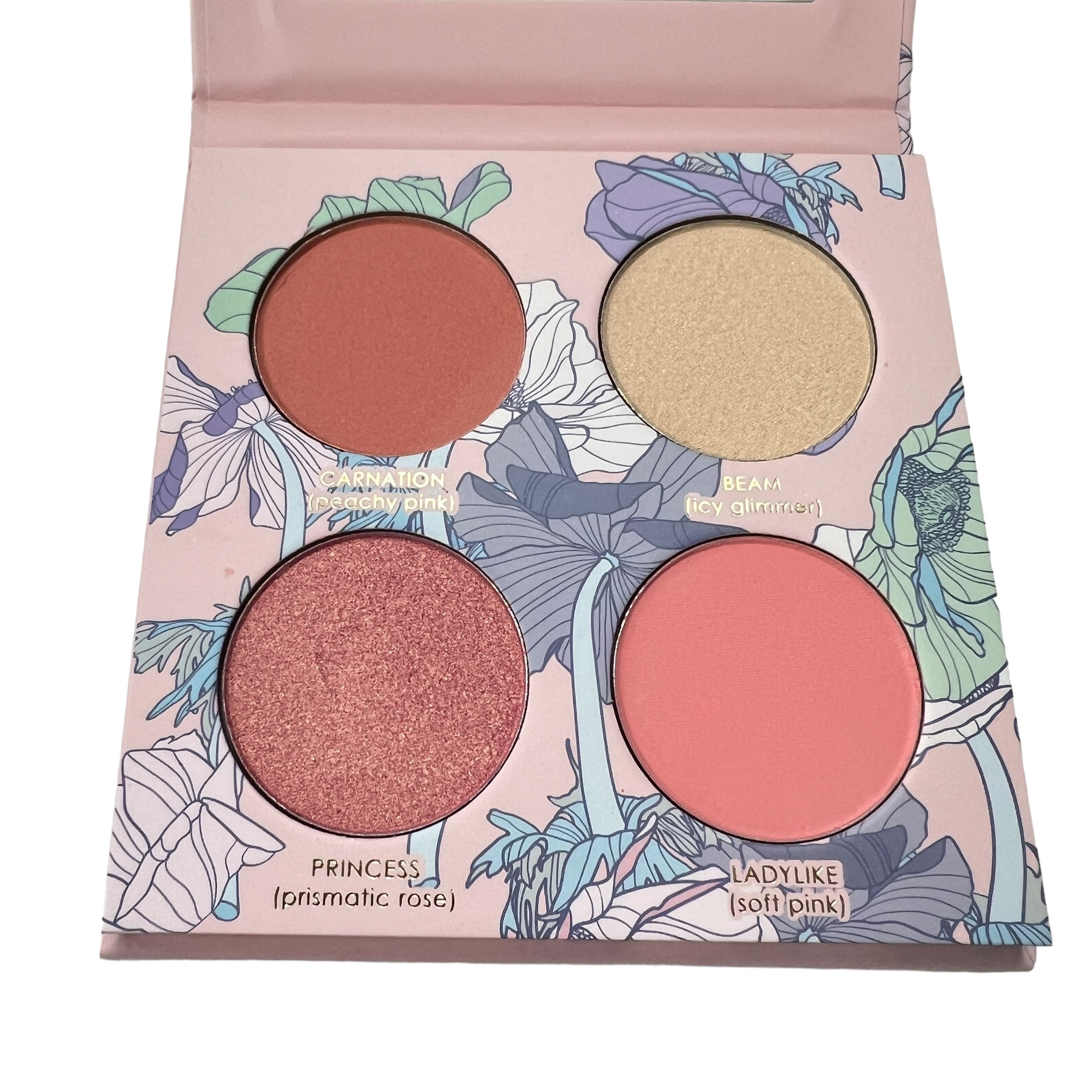 Seraphine Botanicals Geranium + Glow Blush Highlight Palette