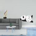 thumbnail image 2 of Figura de escritorio,Escultura de nota musical para escritorio,oficina,decoración del hogar,Reloj de pared,Reloj de pared Panda Decoración del hogar Lindo Creativo,Reloj de pared con forma de, 2 of 8