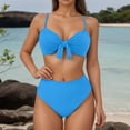 thumbnail image 2 of Afdoent Tankini Swimsuits For Women Two Piece Bikini With V Neck High Waisted Bathing Suit For Beach Pool Beach Swimwear 2026, 2 of 7