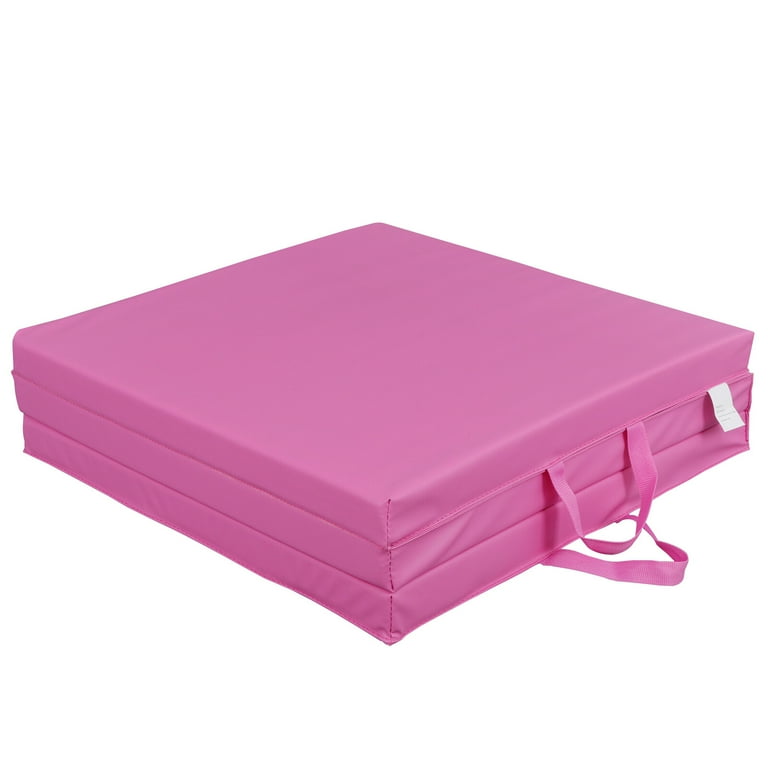 ZenSports Thick 6x2FT Foldable Foam Exercise Gym Mat, Portable Wide Yoga Mat, Pink - Walmart.com ZenSports Thick 6x2FT Foldable Foam Exercise Gym Mat, Portable Wide Yoga Mat, Pink - Walmart.com