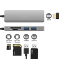thumbnail image 4 of Adaptador Tipo Usb 3.0 Tipo C, Hdmi 4k Sd 5 En 1 Levamdar 2033574, 4 of 8