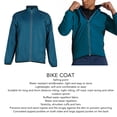 thumbnail image 3 of Chaqueta De Ciclismo, Abrigo Para Bicicleta De Montaña, Chaqueta De Ciclismo Seca Y Transpirable, Cortavientos Para Senderismo, Ligero Y Resistente Al Agua, Adecuado Para, 3 of 7