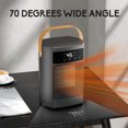 thumbnail image 4 of Small Oscillating Remote Control Fan Office Desktop Digital Accent Gift, 4 of 9