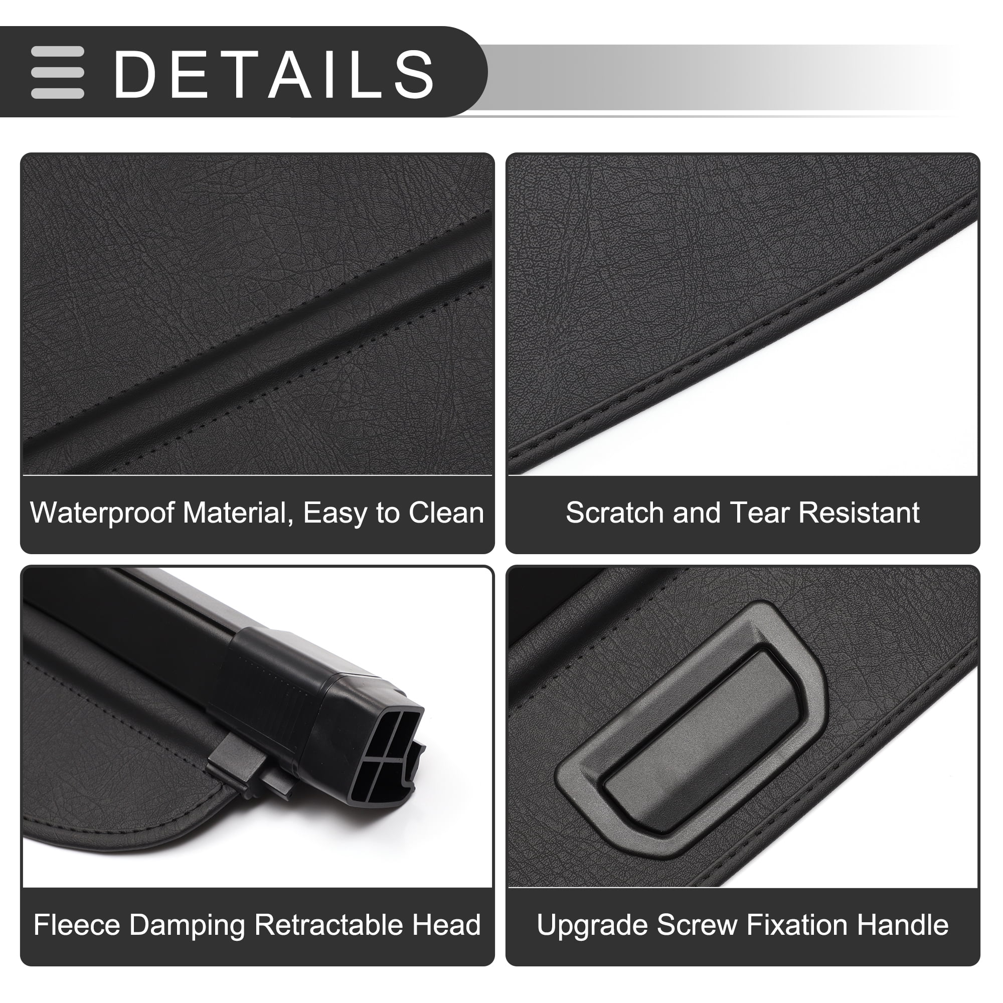 Unique Bargains Car Trunk Retractable Cargo Cover for BMW X5 2007-2018 Rear Trunk Shelf