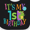 thumbnail image 4 of Inktastic Cute First Birthday Monster 1 Year Old Boys or Girls Baby Bib, 4 of 4