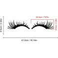 thumbnail image 2 of ORUYROP 2Pairs Car Light Eyelashes Stickers Window Decal Waterproof Vinyl Stickers Fake Eyelash Decal Stickers for Car Body SUV Truck Decals Motorcycle Sticker (Reflective White), 2 of 7