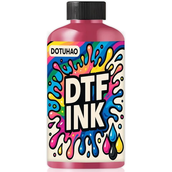 DTF Ink 200ml, Red DTF Printer Ink, Procolored Dtf Ink, Heat Transfer Printing Direct to Film, High Compatibility for DTF Film and ET Printers, Vibrant Color, Fast Drying & Clog-Free