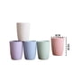 thumbnail image 5 of Vaso de paja de trigo Healthy Cups, libre de BPA y seguro para todas las edades, indestructible y reutilizable para divertirse al aire libre, ahorra espacio en 5 hermosos colores, 5 of 7