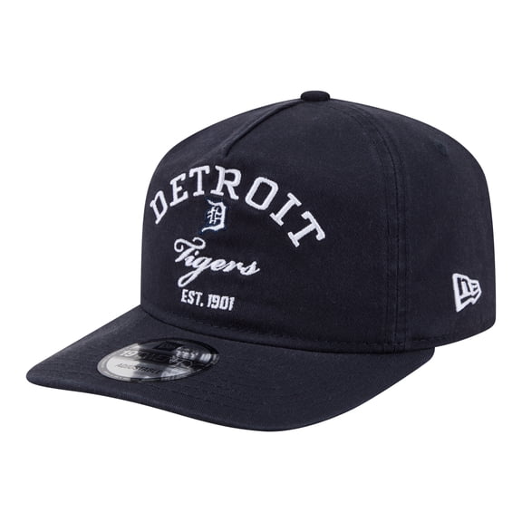 Men's New Era Navy Detroit Tigers Stacked 19TWENTY Adjustable Hat
