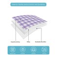 thumbnail image 5 of Purple Twin XL Size Down Alternative Comforter, Lightweight Comforter Quilt Bedding Set with Pillow Shams Country French Rustic Buffalo Plaid Modern Art All Seasons Bed Comforter Duvet Insert 68"x98", 5 of 7