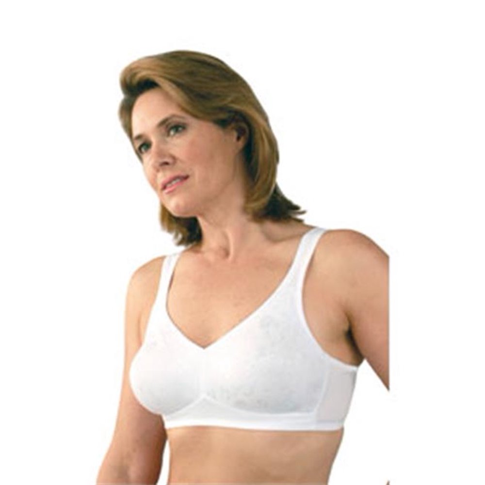 Classique classique 769e post mastectomy fashion bra, white size