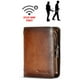 thumbnail image 5 of MANBANG Tarjetero Plegable de Cuero Genuino con Cierre y Bolsillo para Monedas, 5 of 9