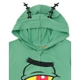thumbnail image 4 of Nickelodeon SpongeBob SquarePants Plankton Zip Up Cosplay Costume Coverall Newborn to Big Kid, 4 of 4