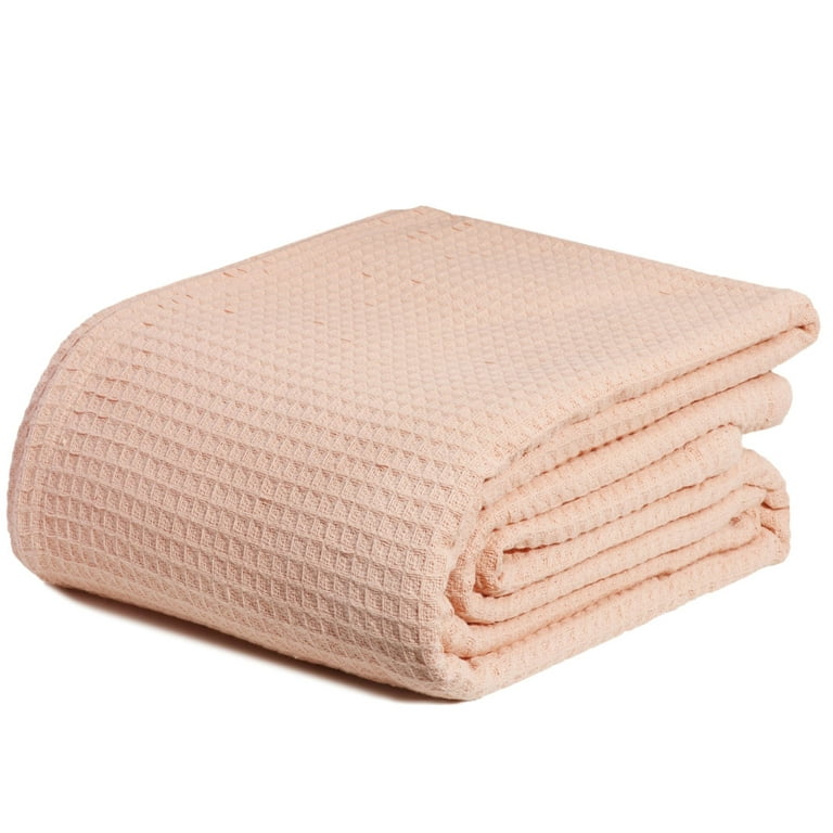TreeWool, Waffle Weave 100% Cotton Breathable Blanket 420 GSM