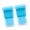 Blue, variant on 2 Clear Plastic Vegetable Canisters with Covers and Water Chambers for Cilantro, Parsley Green Onions, and Garlic Shoots