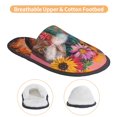 thumbnail image 3 of Fotbe Cowboy Boots With Flowers Pantuflas Peludas para Mujer con Estampado, Zapatillas de Peluche, Zapatos de Invierno para Casa, Uso Interior y Exterior-Large, 3 of 8