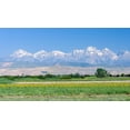 thumbnail image 2 of Zwick, Martin 14x10 White Modern Wood Framed Museum Art Print Titled - Landscape in the foothills of the Fergana mountain range, 2 of 4