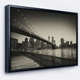 DESIGN ART Designart 'Famous Landmark of Brooklyn Bridge' Cityscape